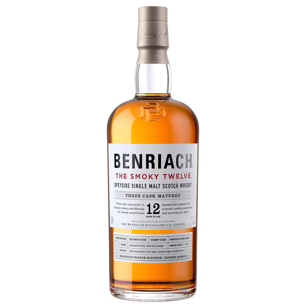 Benriach The Smoky 12 Year Twelve Speyside Single Malt Whiskey