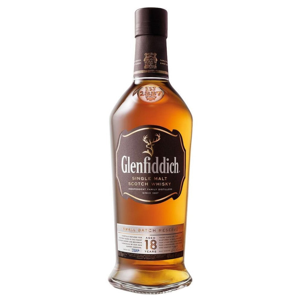 Glenfiddich 18 Year Old Single Malt Scotch Whiskey