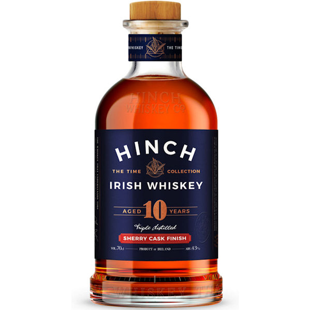 Hinch 10 Year Sherry Cask Finish Irish Whiskey