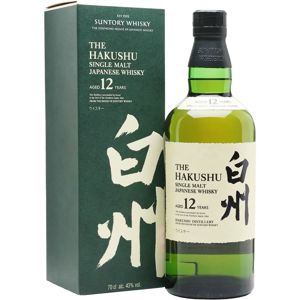 Hakushu 12 Year Old Single Malt Japanese Whisky