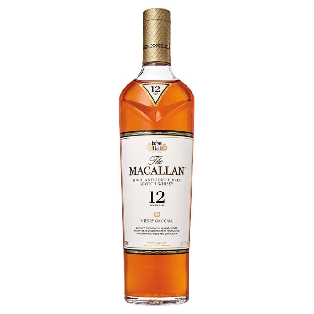 The Macallan Sherry Oak 12 Year Old Single Malt Scotch