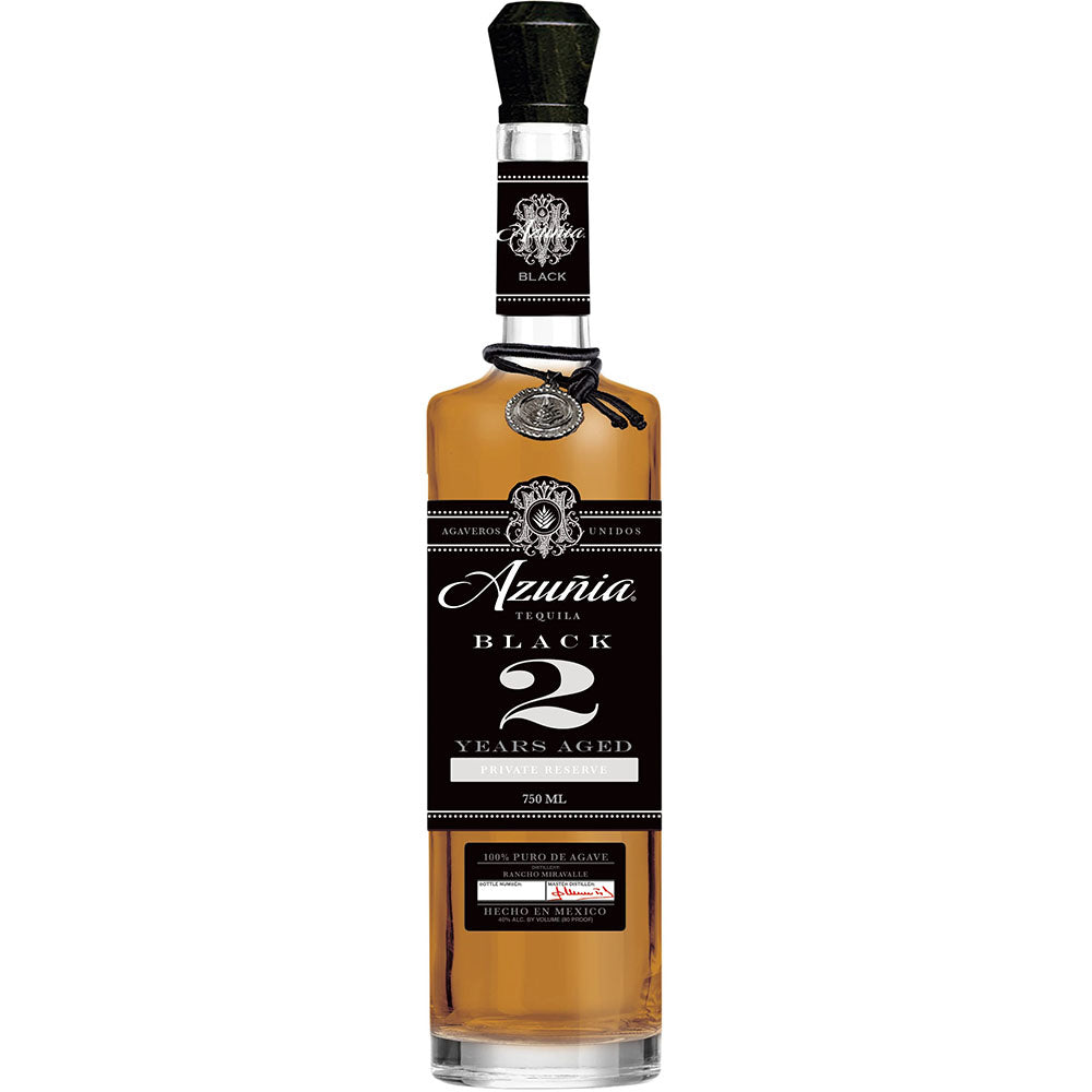 Azunia Black 2 Years, Extra Aged Private Reserve Añejo Tequila