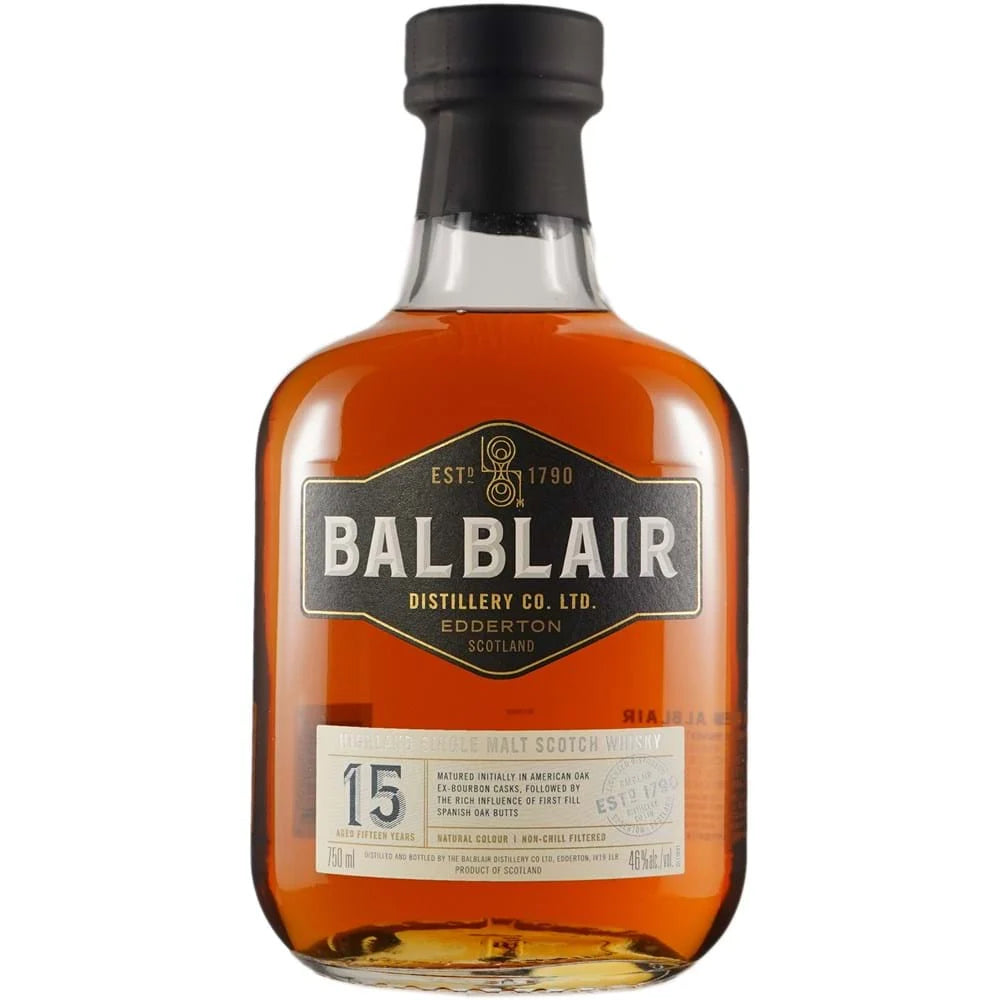 Balblair15 Year Island Single Malt Scotch Whisky