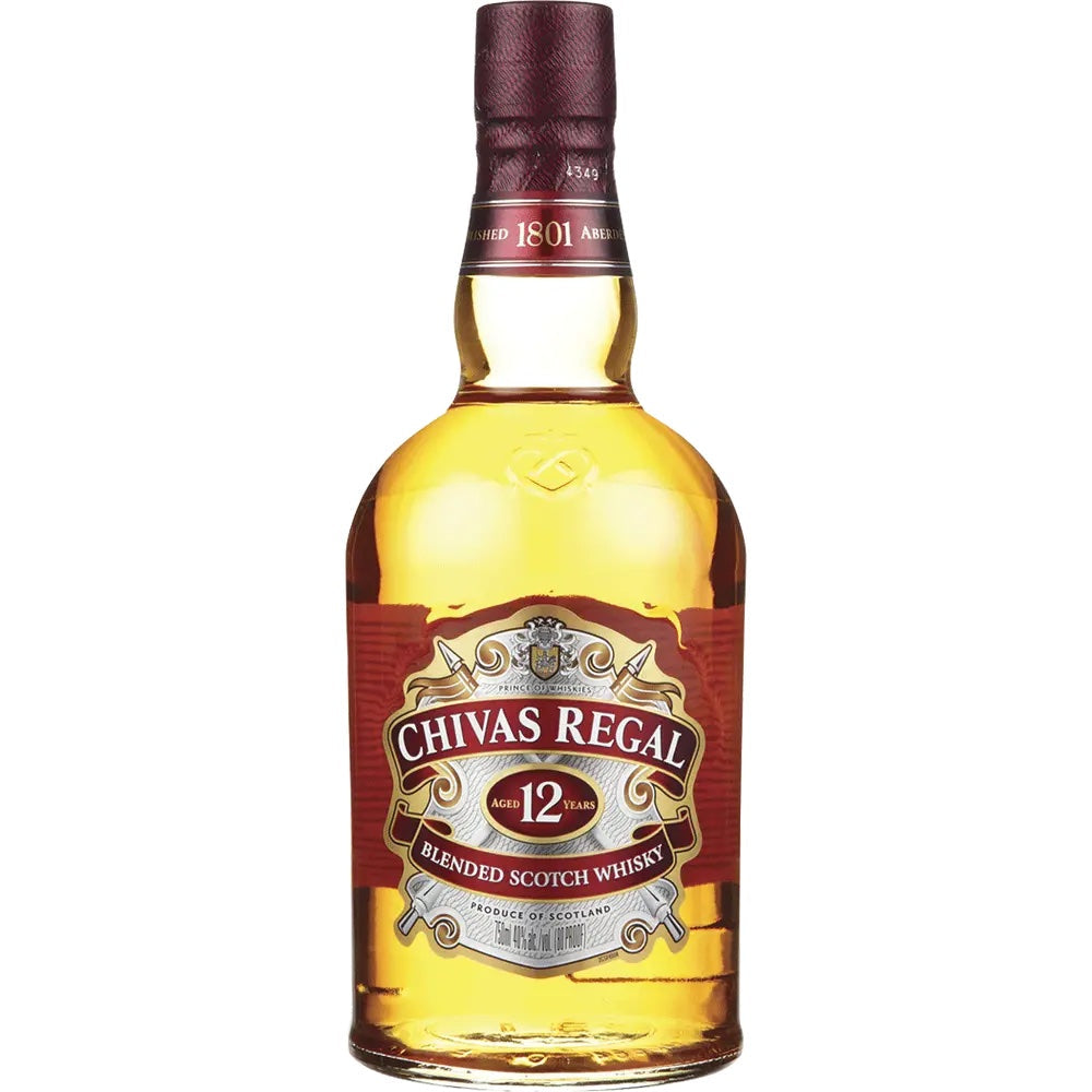 Chivas Regal 12 Year Old Scotch Whiskey