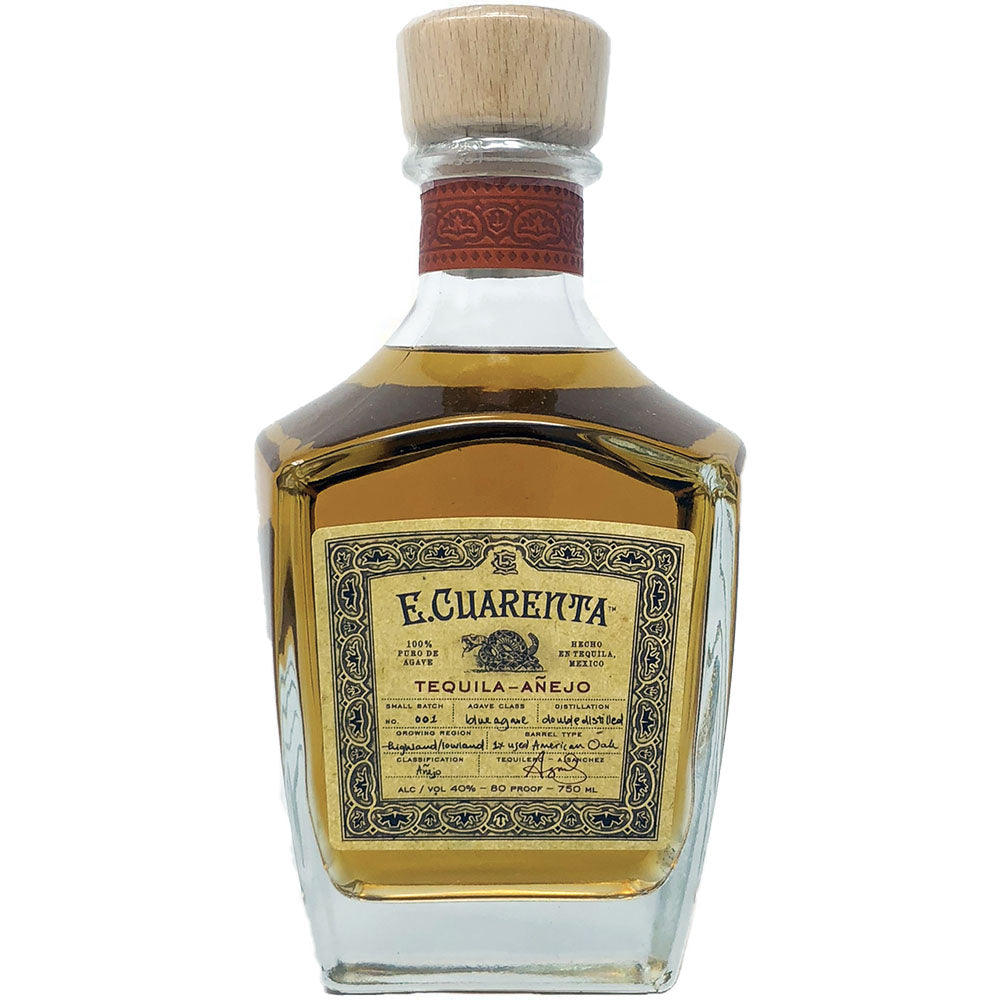 E Cuarenta Anejo Tequila