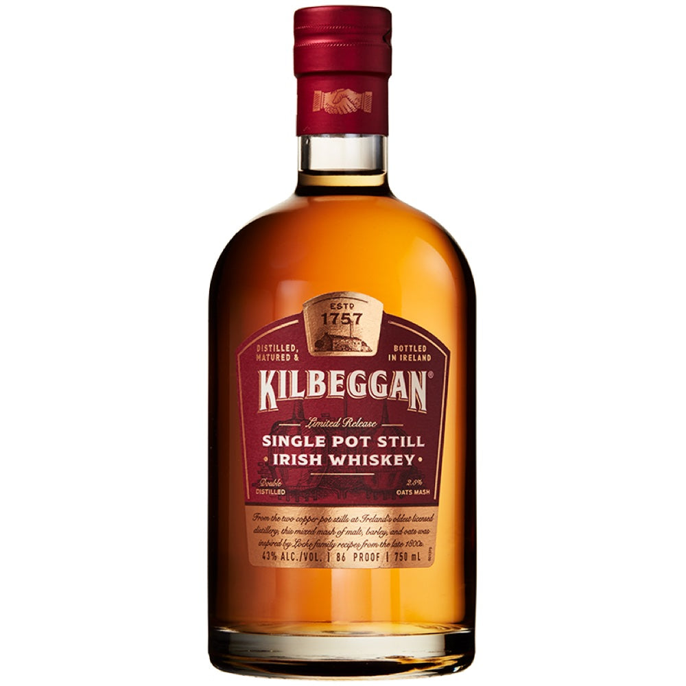 Kilbeggan Single Pot Still Irish Whiskey