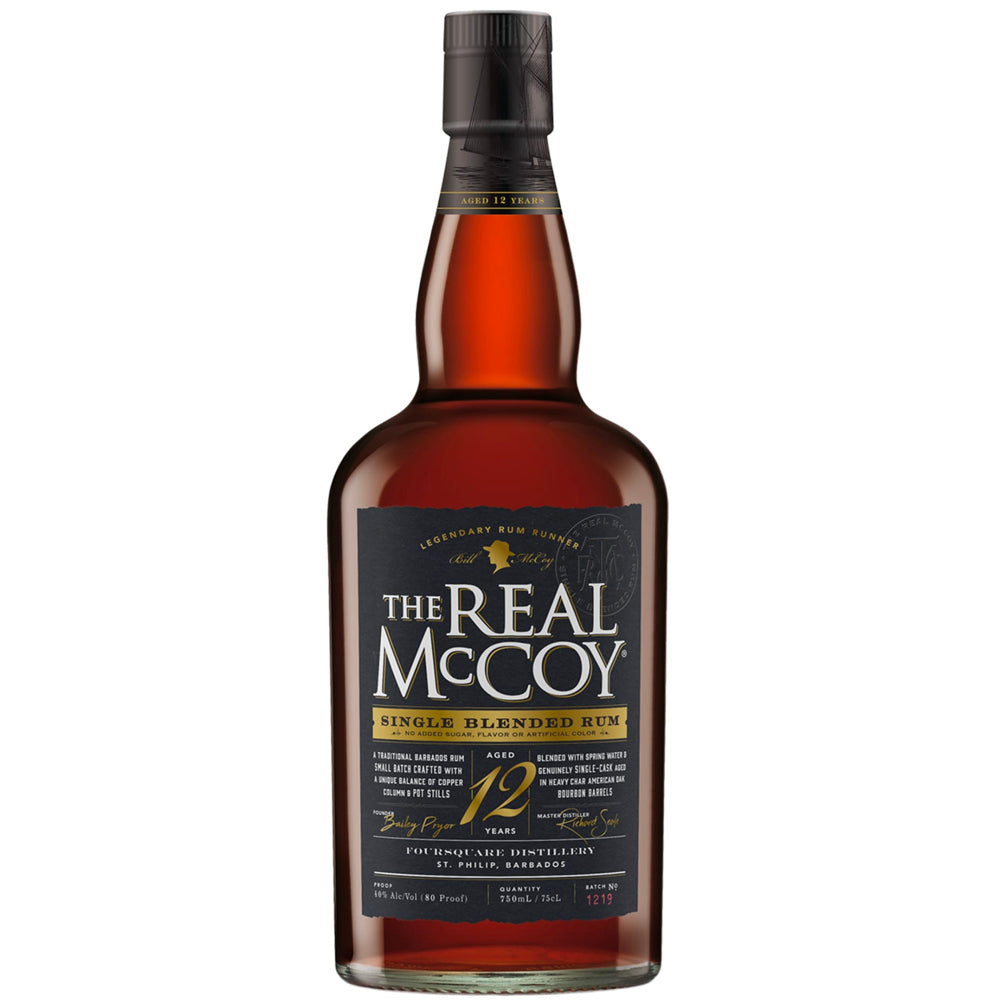 The Real McCoy Aged 12 Years Single Blended Rum