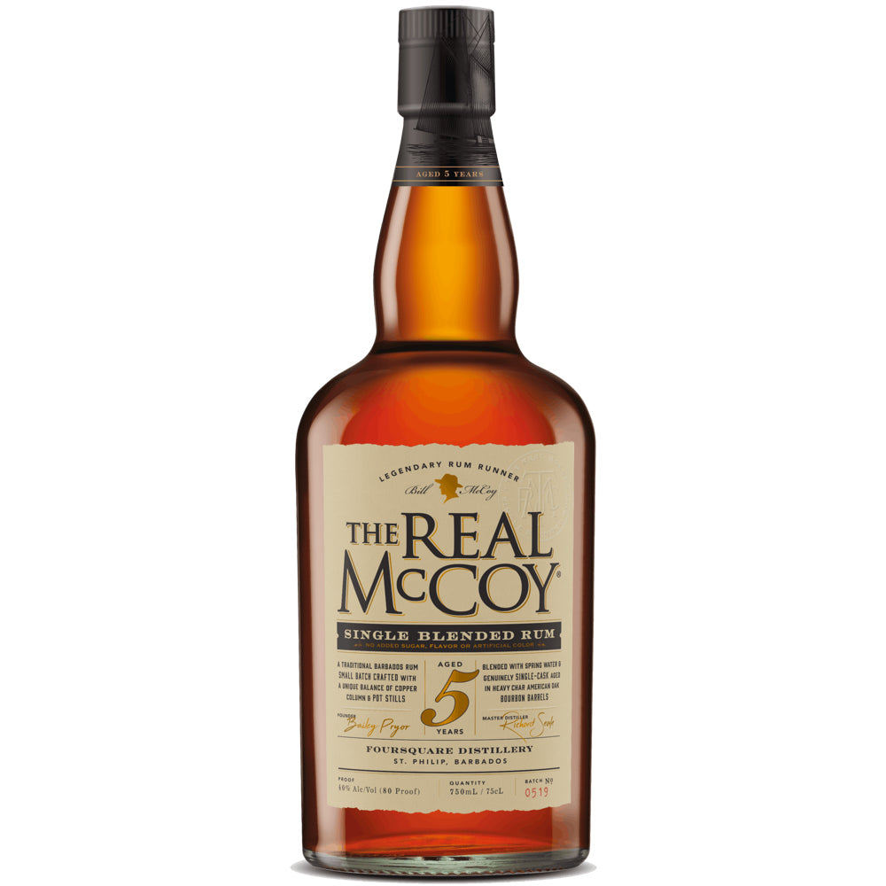 The Real McCoy Aged 5 Years Single Blended Rum