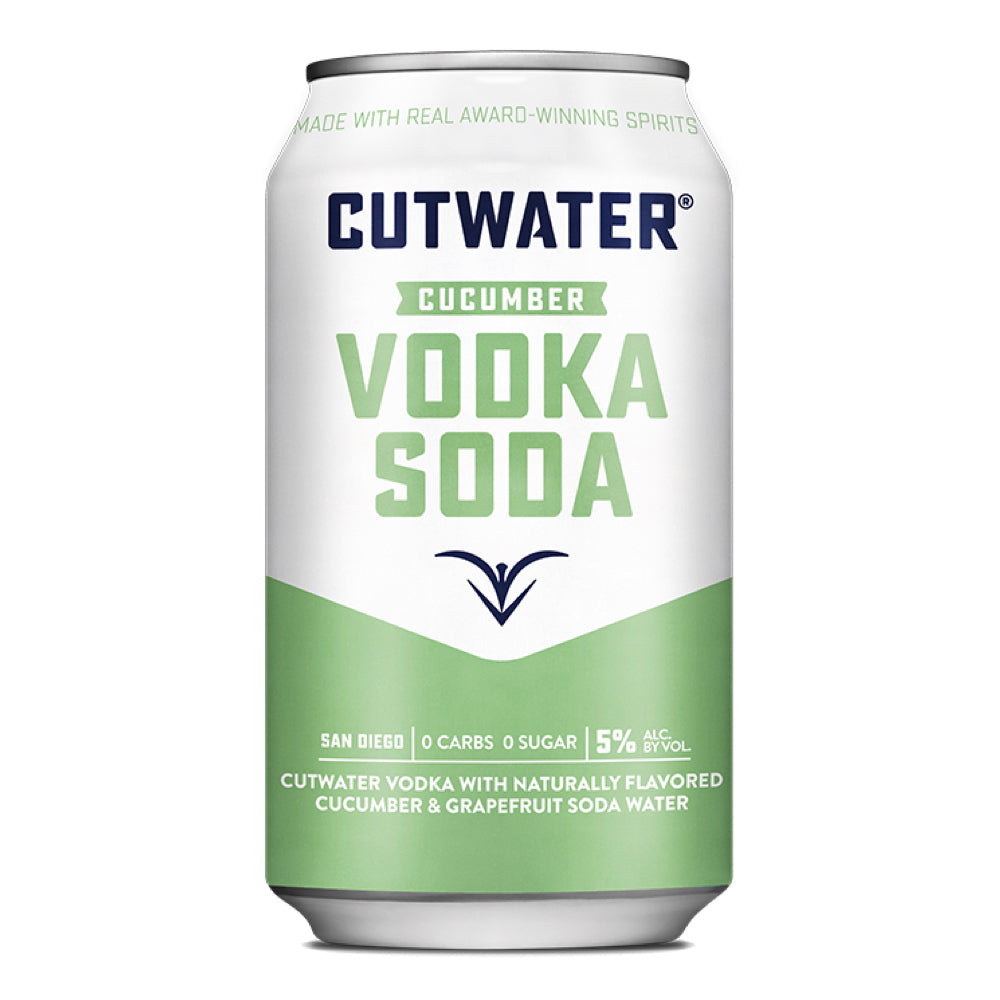 Cutwater Cucumber Vodka Soda Cocktail 4pk